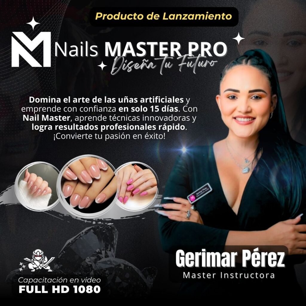Curso Nails Master Pro 2026 – Formación profesional en cuidado de uñas y estética