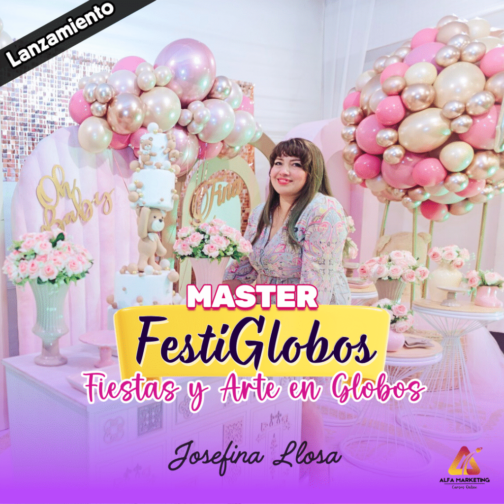 Curso Master FestiGlobos 2026 – Decoración de eventos con globos