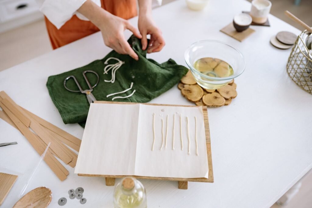 formación para crear y vender velas artesanales