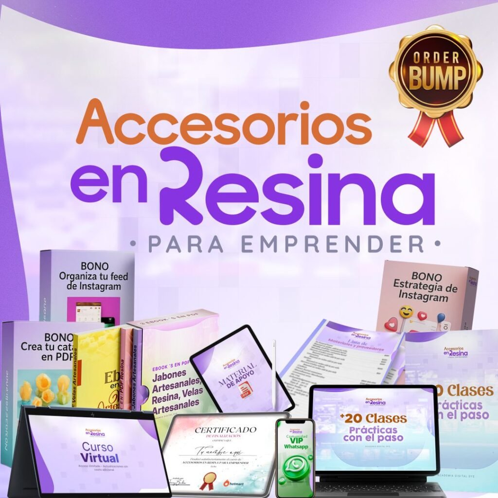 accesorios resina emprender opiniones curso
